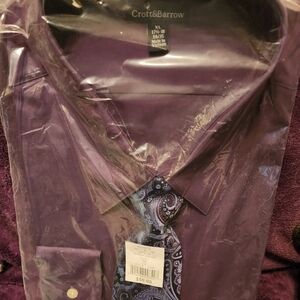 Croft & Barrow Men's Deep Purple Dress Shirt